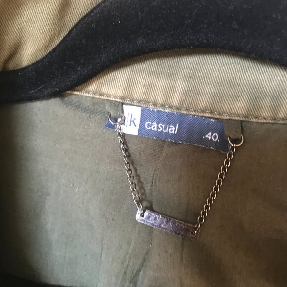 A L CASUAL JACKET MARINE JACKET SZ 4 ZIP/BUTTON FRONT - Picture 5 of 6